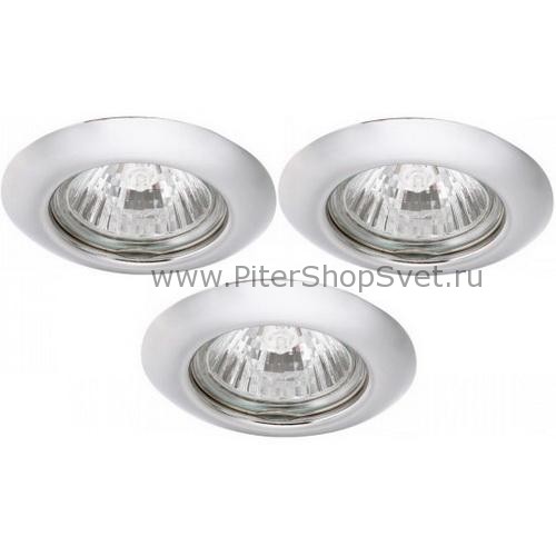 Три встраиваемых светильника A1203PL-3CC PRAKTISCH Arte Lamp